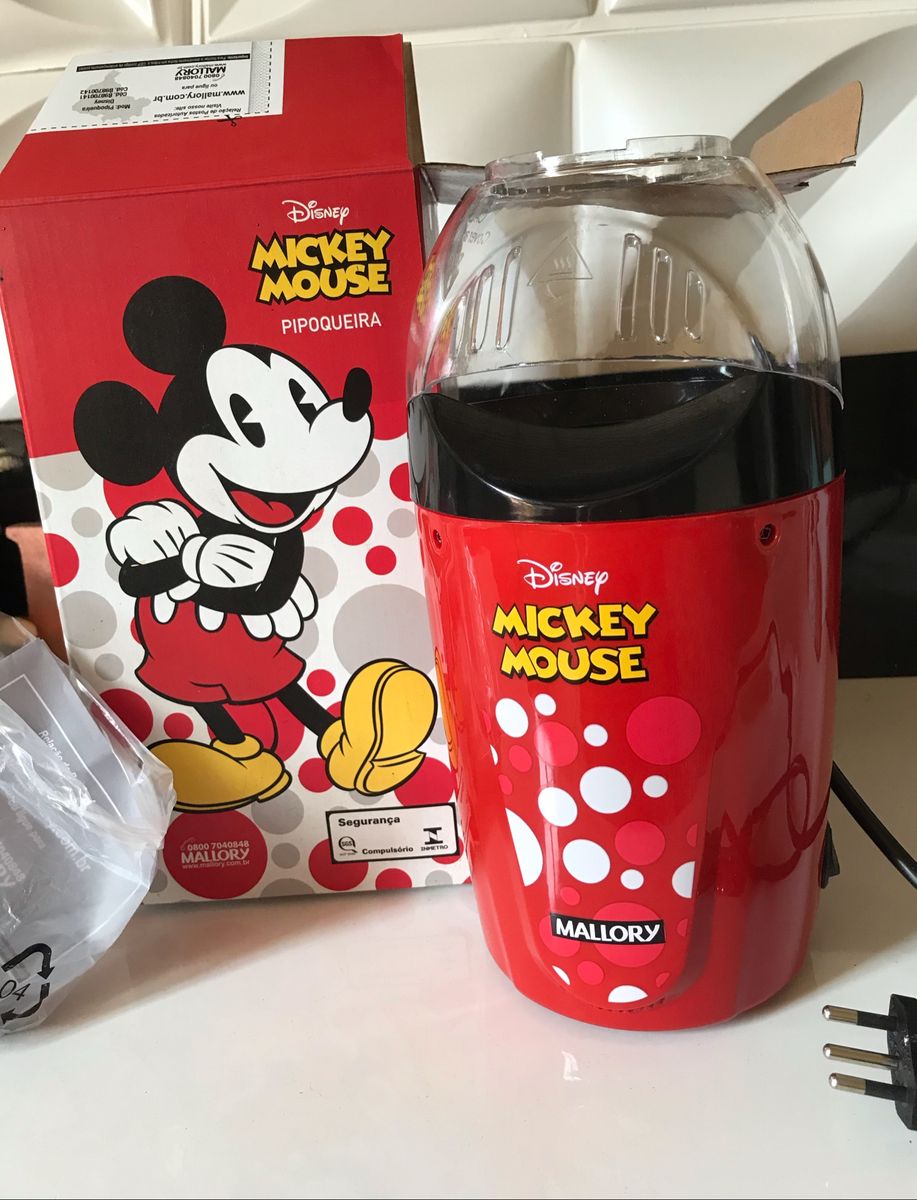 Pipoqueira Elétrica Mickey Mallory Disney Eletrodoméstico Mallory Usado enjoei