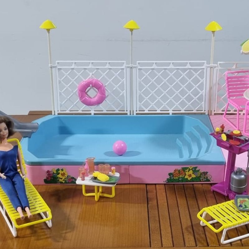 Piscina barbie best sale