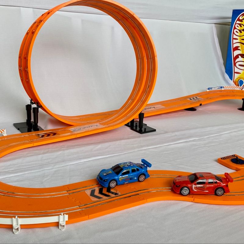 Pista Autorama Hot Wheels Racer Looping Brinquedo Hot Wheels