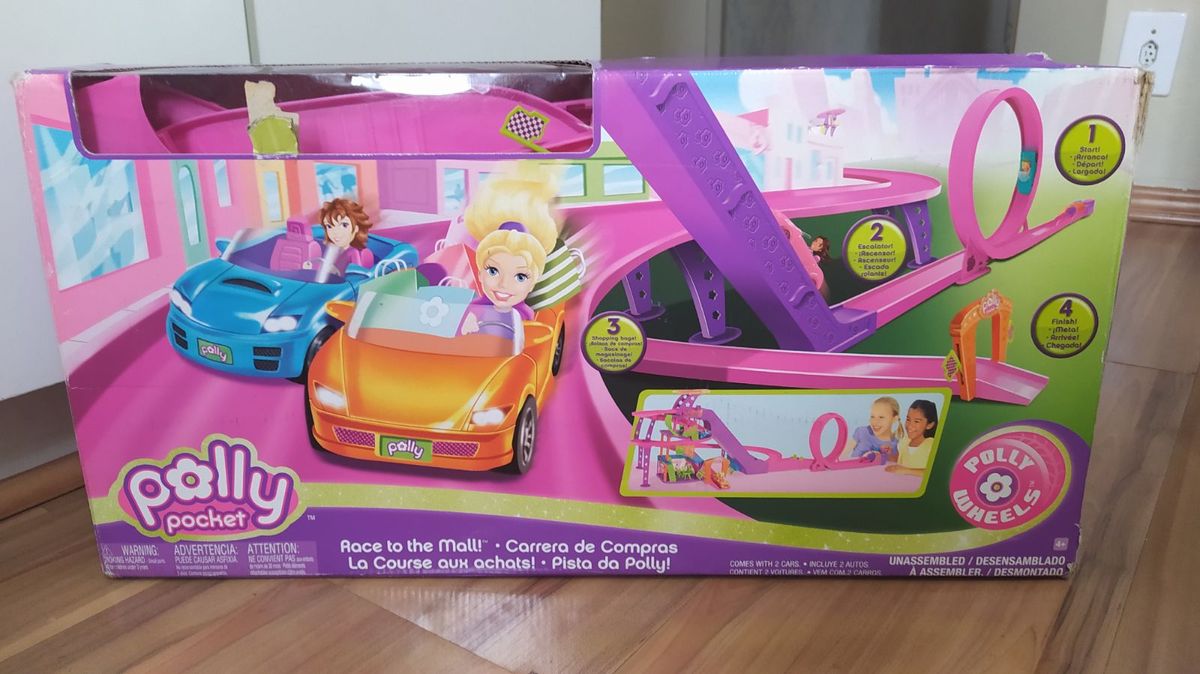 Pista de Carrinho da Polly Brinquedo Polly Pocket Usado 82470388 enjoei
