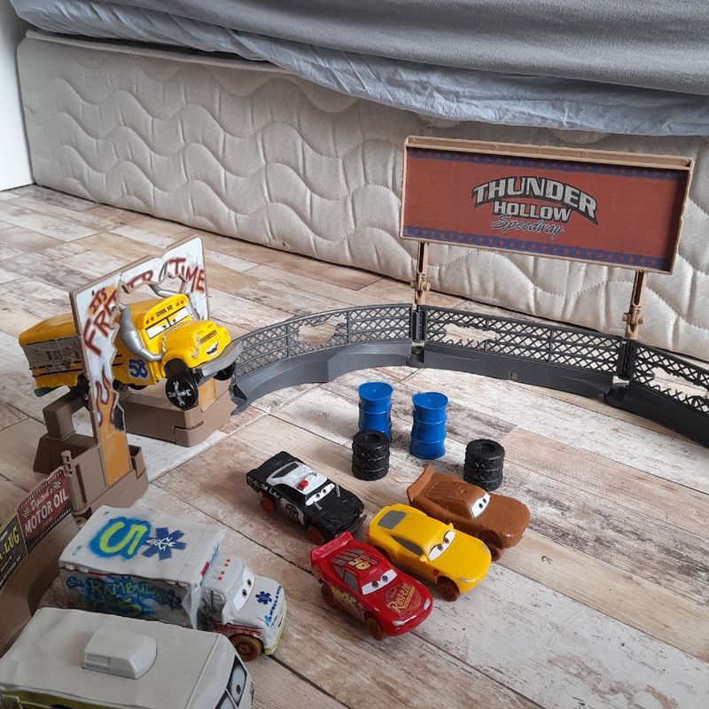 Hollow Speedway Pista Thunder Hollow Cars Pista E Veiculos Carros