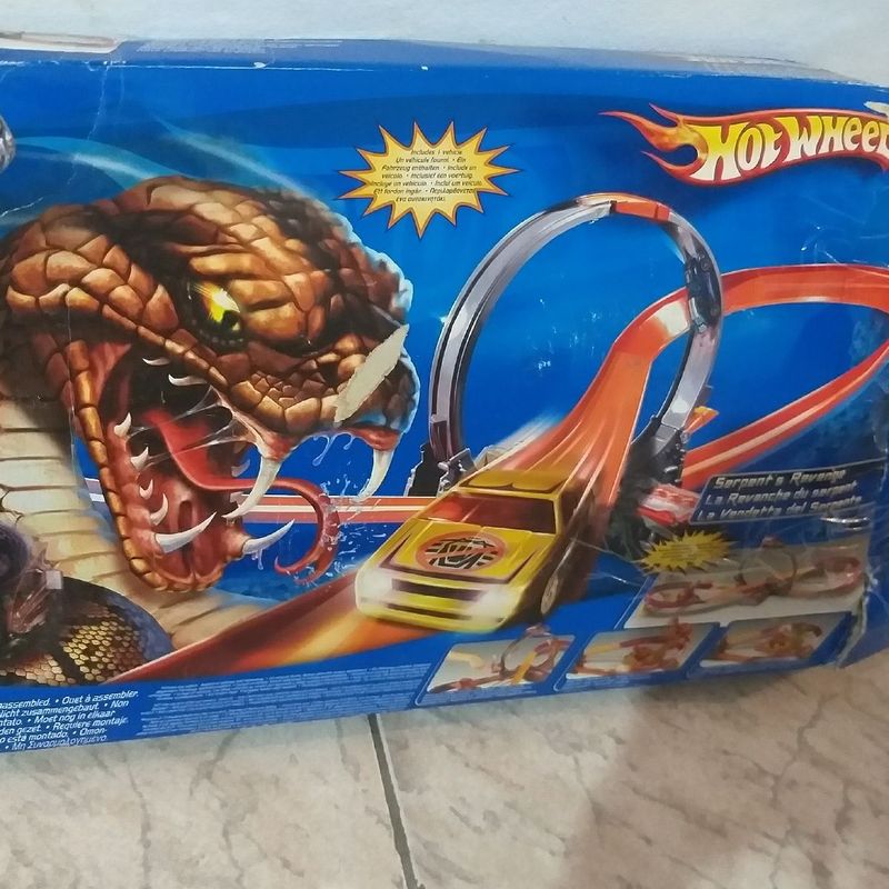 Pista Hot Wheels Ataque da Cobra