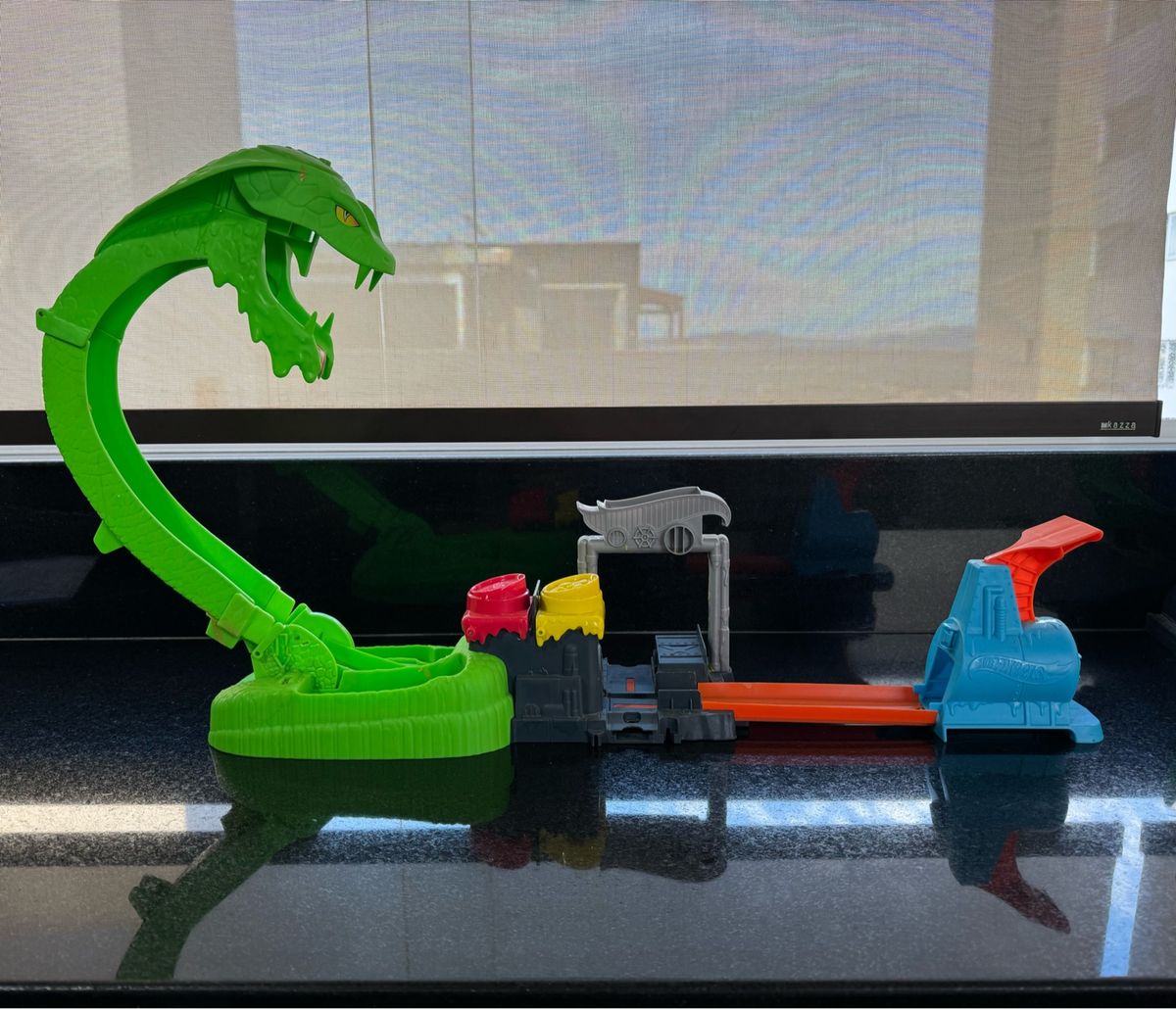 Pista Hot Wheels Ataque Tóxico da Serpente com Slime Gtt93