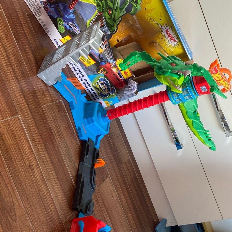 Pista Hot Wheels City Ataque Aereo do Dragao Mattel Brinquedo Mattel  Usado 96085458 enjoei