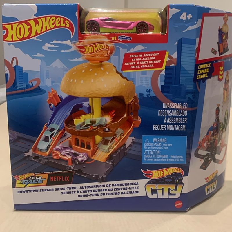 Burger Drive Hamburguesa De Hot Wheels Pista Hot Wheels Drive Thru