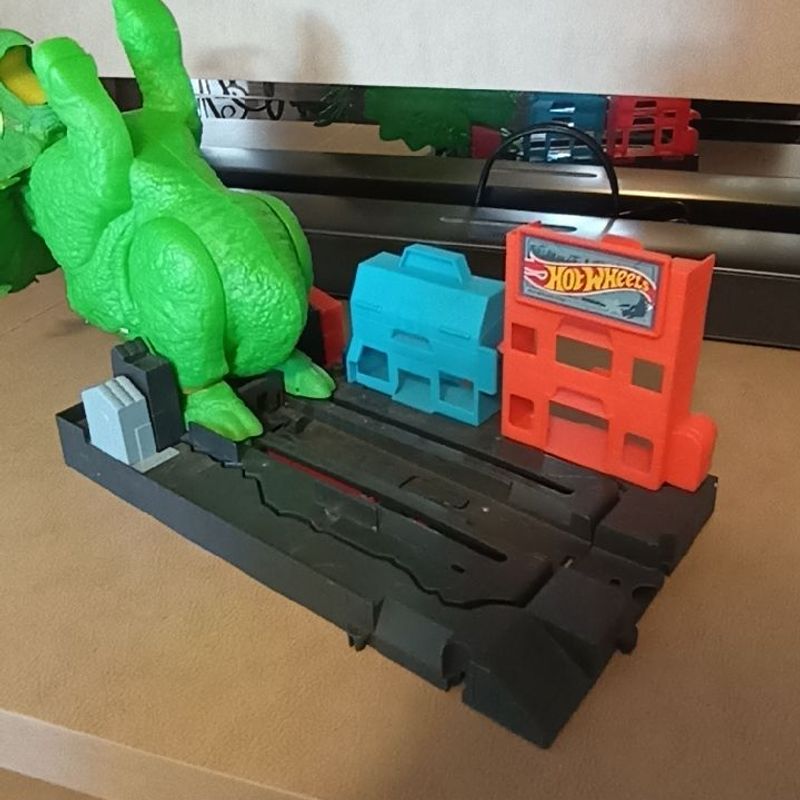 Pista hot wheels dinossauro