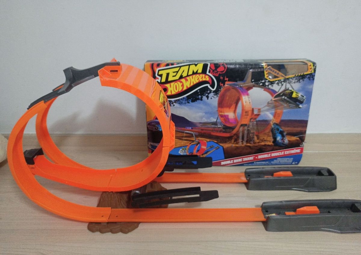 Pista Hot Wheels Importada Double Dare Snare Item Infantil Hot Wheels  Usado 97281500 enjoei