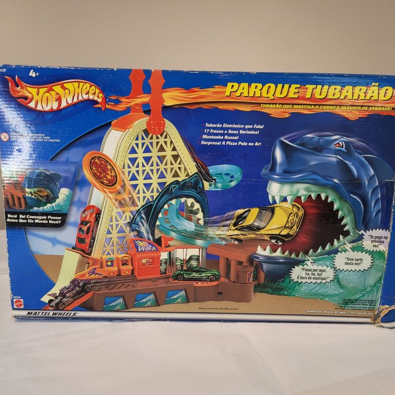 Pista Hot Wheels Parque do Tubarão Modelo Ano 2000 Leia a Descrição, Produto Vintage e Retro Mattel Usado 78402507