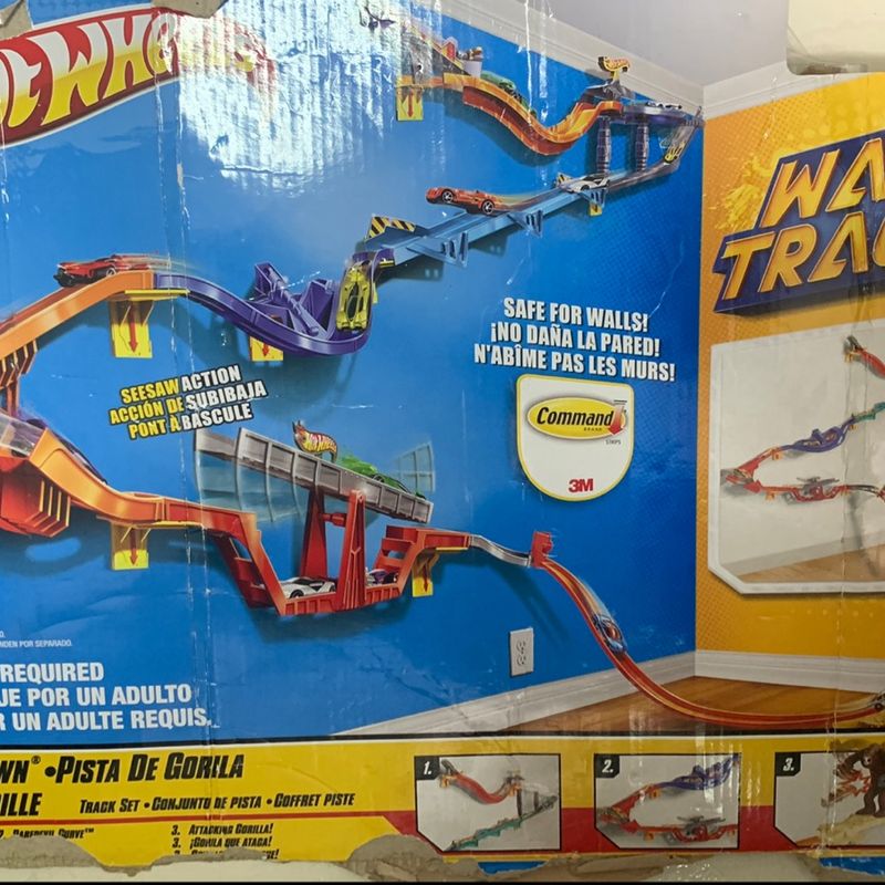 Pista Hot Wheels Wall Tracks