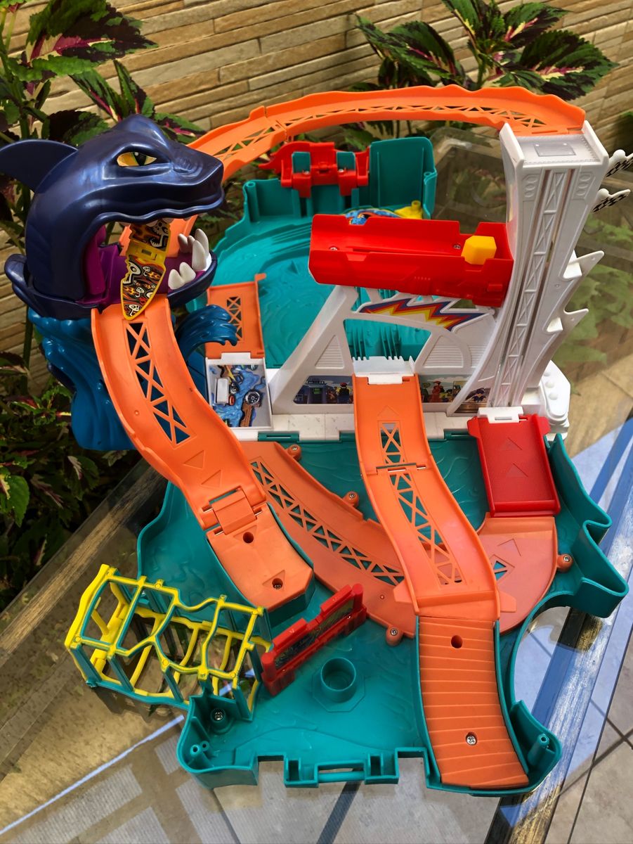 Pista Hotwheels Parque do Tubarão | Brinquedo Mattel Usado 68707357 ...