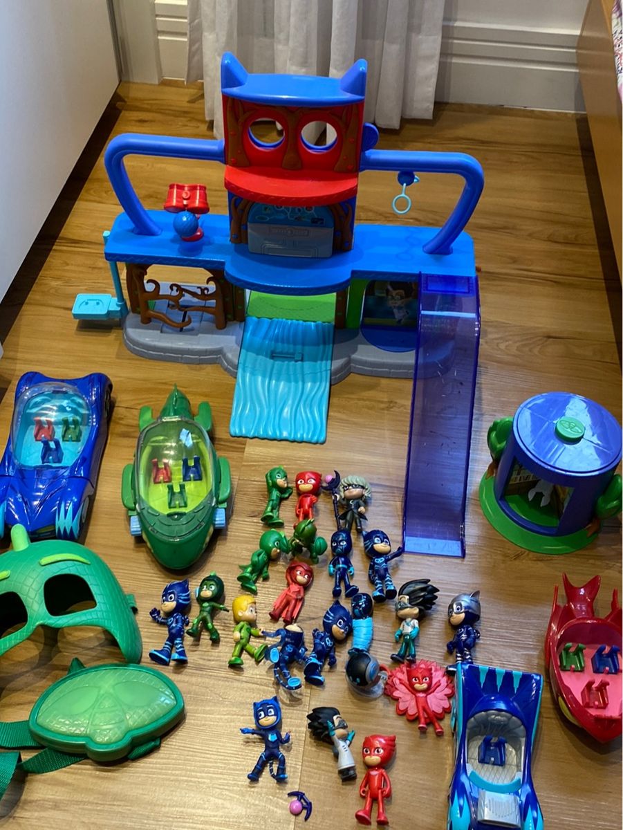 Pj Masks - Kit Completo - 29 Peças | Brinquedo Kit Pj Mask Usado ...