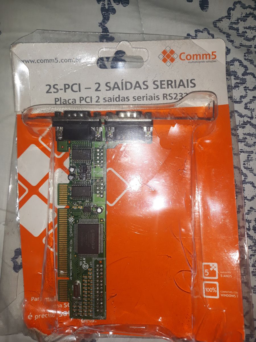 Placa Comm5 2s-pci - 2 Saidas Seriais Rs232 | Computador Desktop Comm5 ...