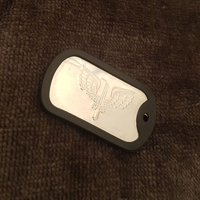 Placa de Identifica o Militar Dog Tag Aeron utica Cacareco Usado 38195600 enjoei