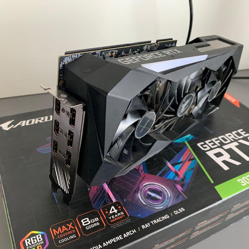 Placa de Vídeo Gigabyte Aorus Master Rtx 3070 8gb | Aorus, Nvidia