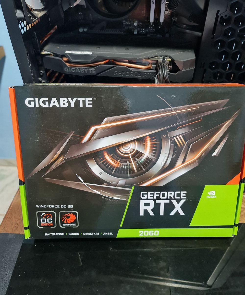 Placa de V deo Gigabyte Nvidia Geforce Rtx 2060 Windforce Oc 6gb Gddr6 Rev 2.0 Computador Desktop Gigabyte Usado 64173355 enjoei