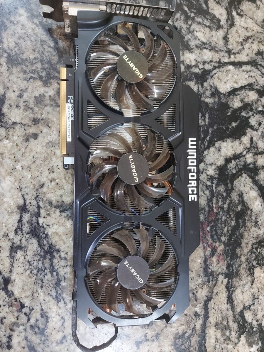 Placa de Video Gtx 780ti Windforce | Produto Masculino Windforce Usado ...