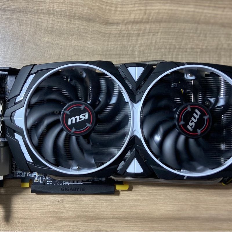 Placa de Video Rx 580 8gb Armor Msi Computador Desktop Amd Usado