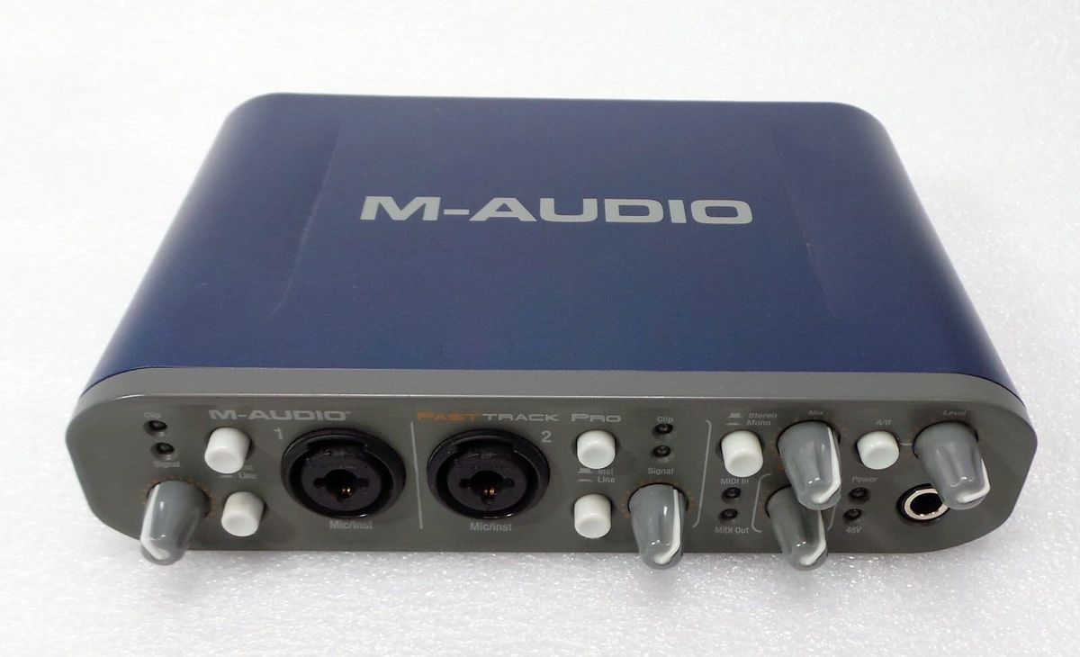 M audio fast track usb обзор