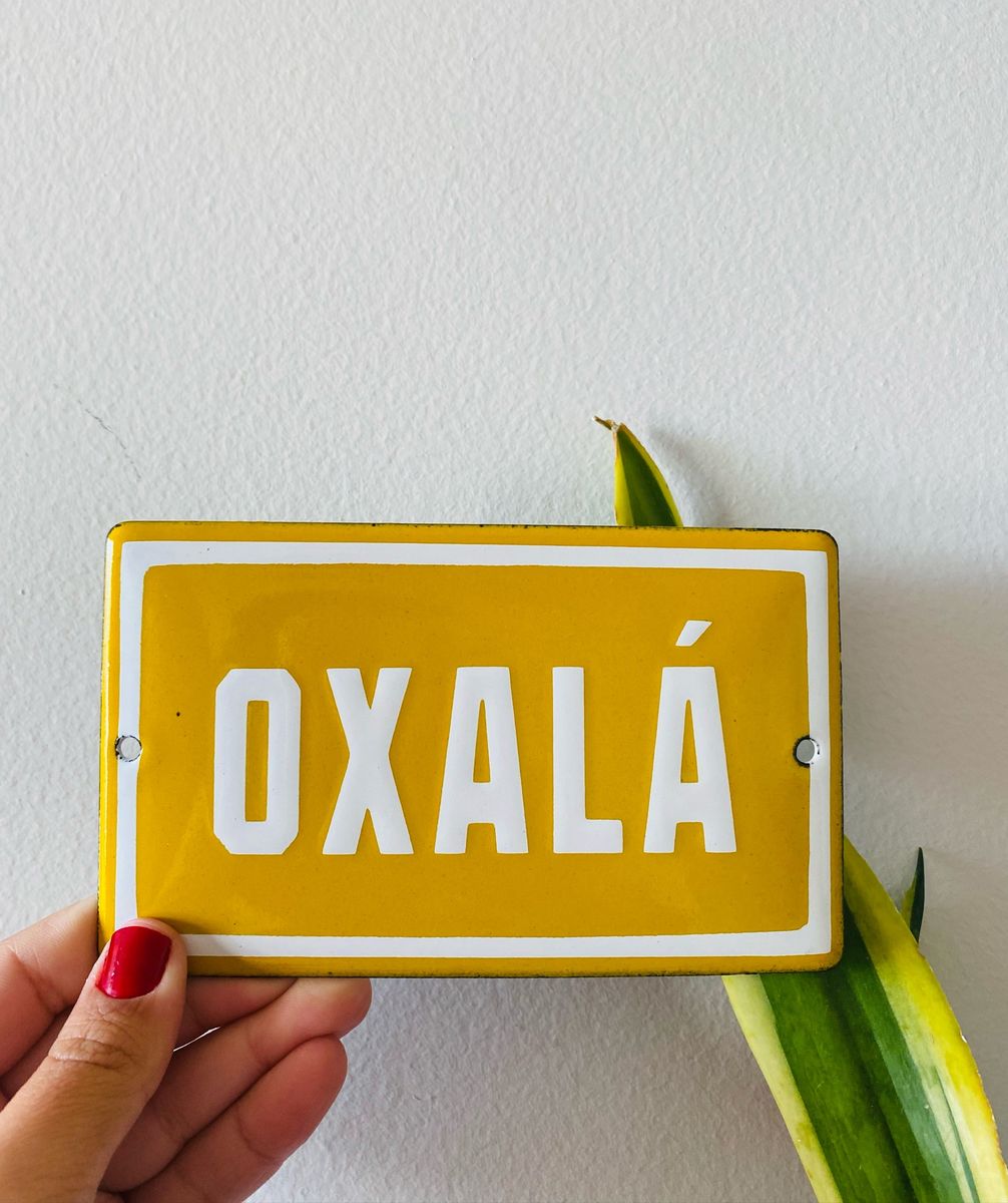 Placa Oxal Item De Decora O Varanda Quadrada Nunca Usado Enjoei