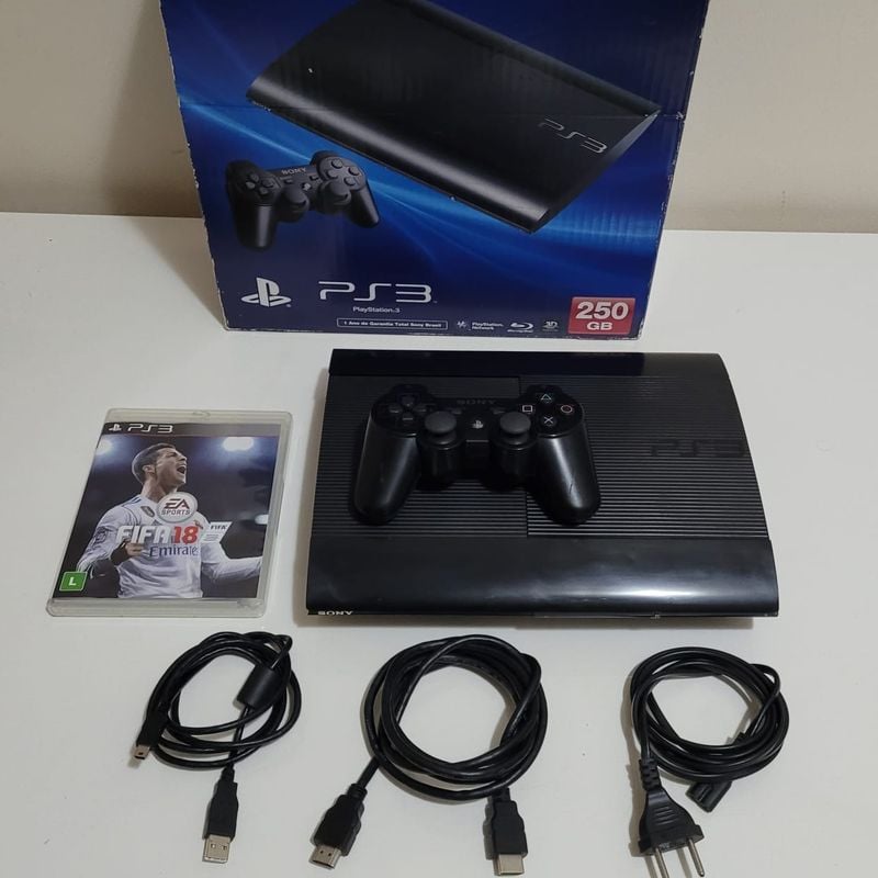 Console PlayStation 3 Super Slim 250GB Branco - Sony - Loja Sport