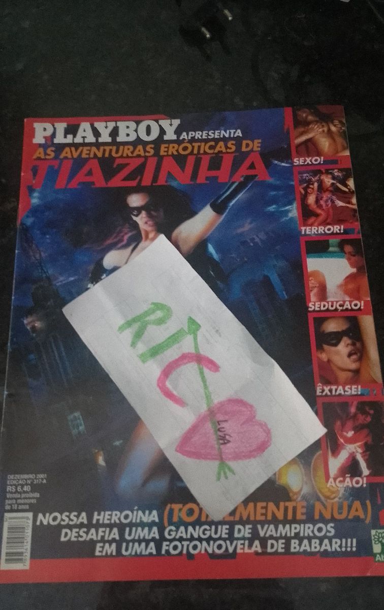 Playboy As Aventuras Eróticas de Tiazinha | Revista Playboy Tiazinha  Aventuras Erót Usado 102372500 | enjoei