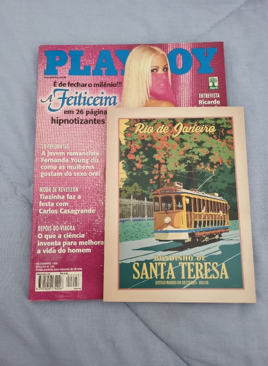 Playboy Feiticeira | Item de Papelaria Playboy Usado 82970291 | enjoei