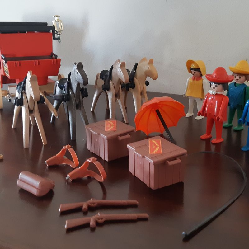 Playmobil Carruagem Diligência Velho Oeste Trol Antigo Produto  Vintage e Retro Trol Usado 126739010 enjoei