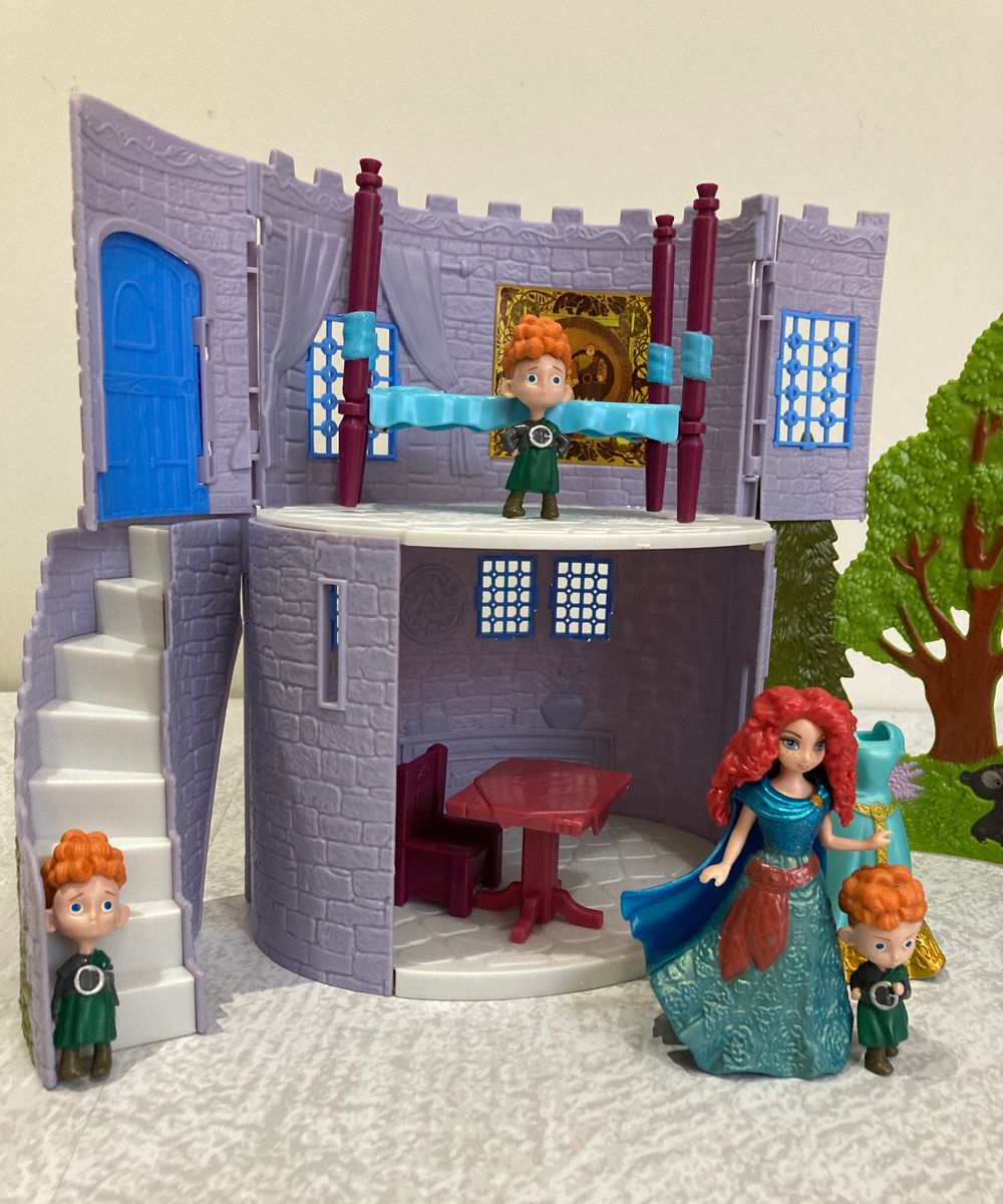 Playset Castelo da Merida/valente Disney | Brinquedo para Bebês Disney ...