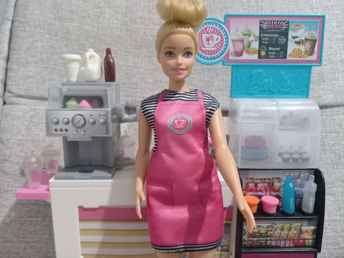 Boneca Barbie Cafeteria - Mattel Único