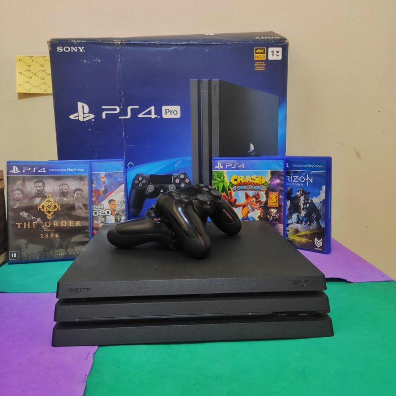 Ps4 Pro 1tb Completo | Console de Videogame Sony Nunca Usado 68218491 |  enjoei