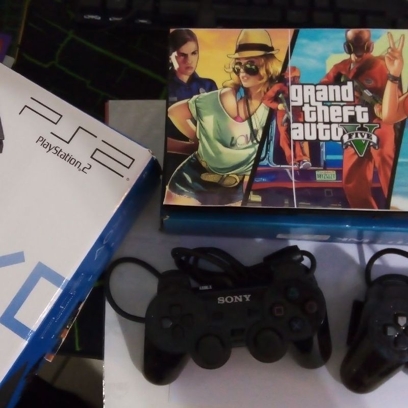 Videogame Sony Playstation 2 Slim Destravado - Playstation 2 Usado