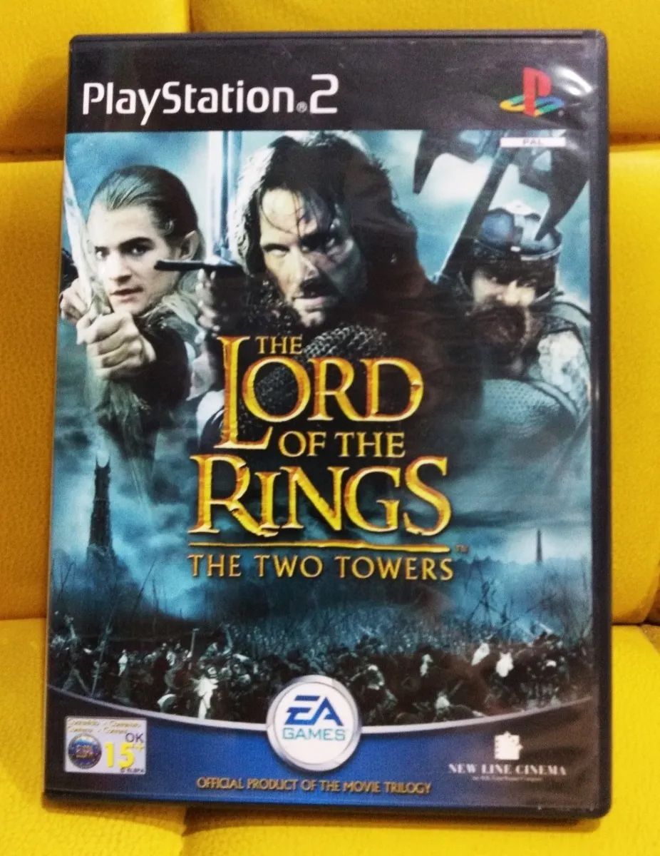 Playstation 2 Sony Ps2 The Lord Of The Rings The Two Towers Jogo De