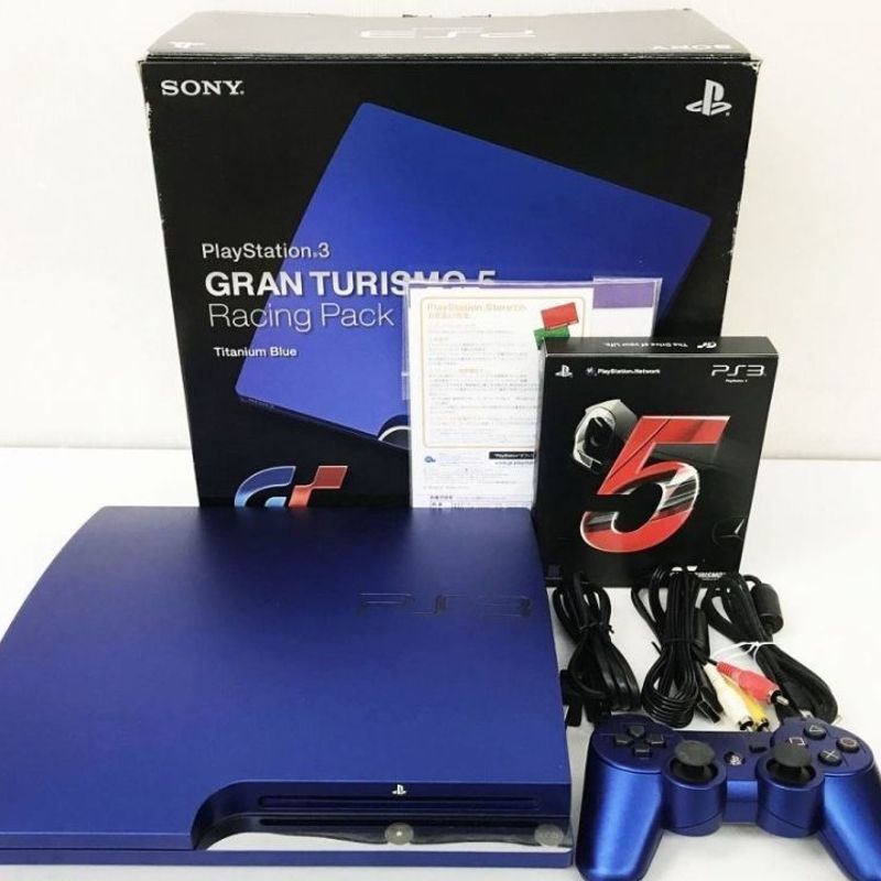 Playstation 3 Gran Turismo 5 Racing Pack Titanium Blue 160gb