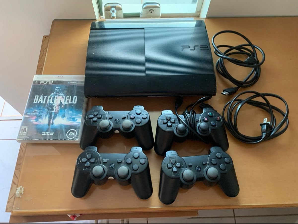 Sony Playstation 3 Slim Ps3 Play 3 1000 Jogos