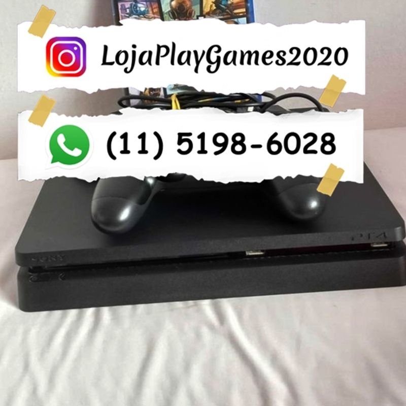 Playstation 4 (ps4 Pro) 1tb Acompanha Jogos e Dois Controles | Console de  Videogame Sony Usado 87705972 | enjoei