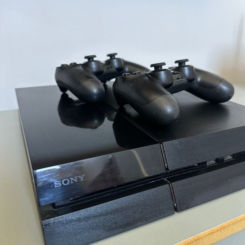 Playstation 4 500gb Jet Black Modelo Cuh-1001a | Console de Videogame Sony  Usado 104627906 | enjoei