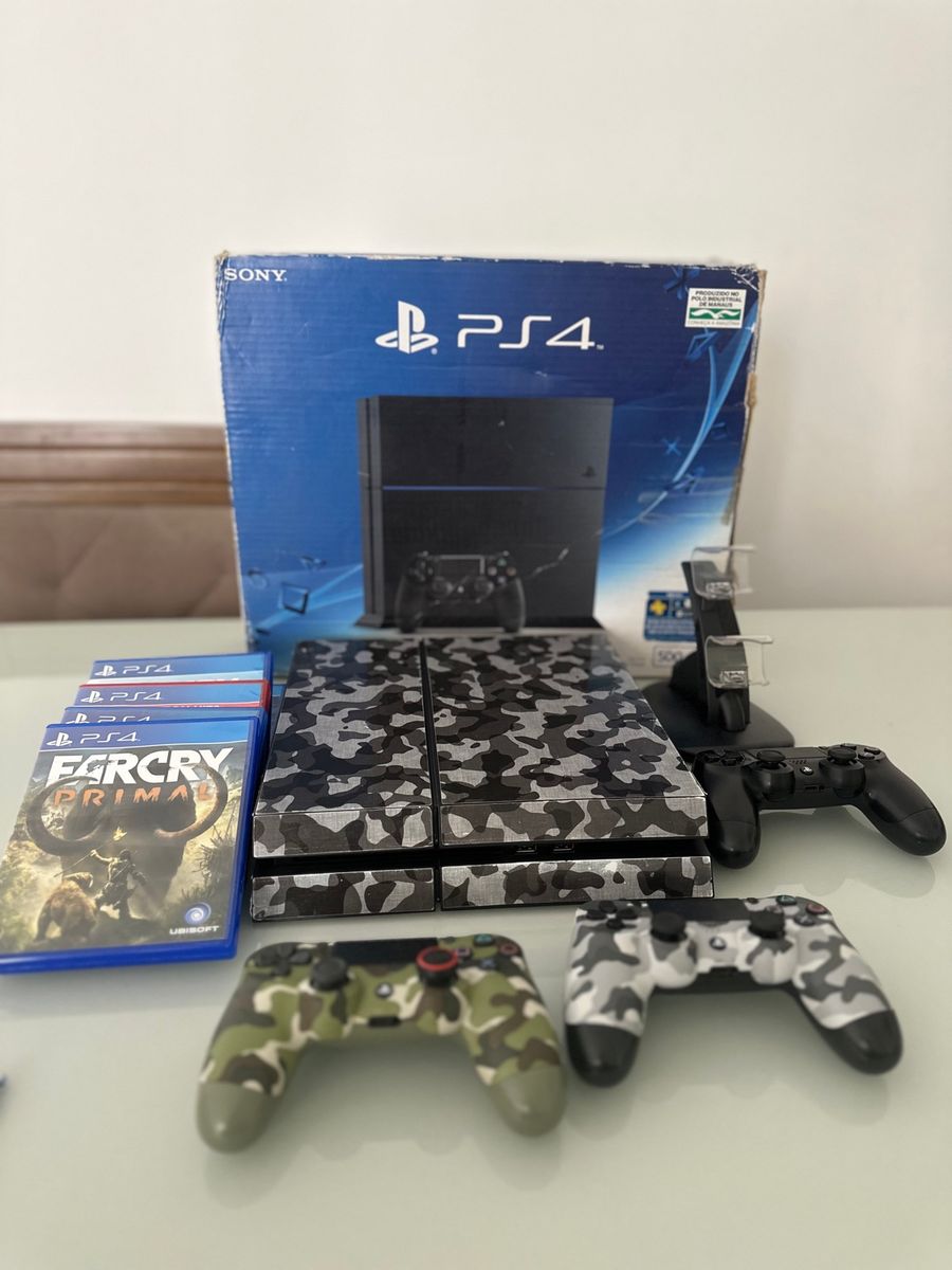 Sony Playstation 4 modelo fat de 500gb - Games Você Compra Venda Troca e  Assistência de games em geral