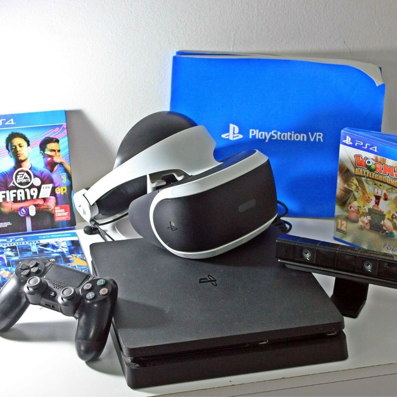 Oculos PlayStation VR + Câmera PS4 Seminovo - SL Shop - A melhor loja de  smartphones, games, acessórios e assistência técnica