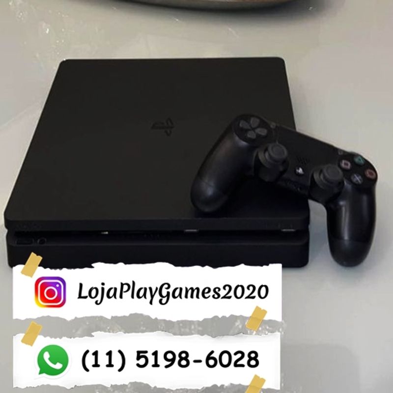 Playstation 4 (ps4 Pro) 1tb Acompanha Jogos e Dois Controles | Console de  Videogame Sony Usado 87705972 | enjoei