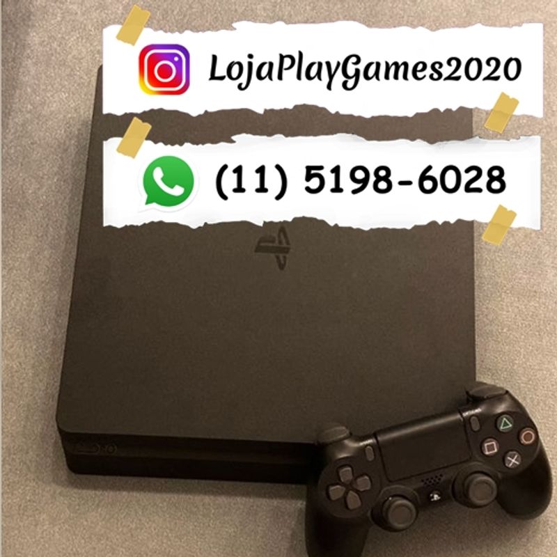 Playstation 4 (ps4 Pro) 1tb Acompanha Jogos e Dois Controles | Console de  Videogame Sony Usado 87705972 | enjoei