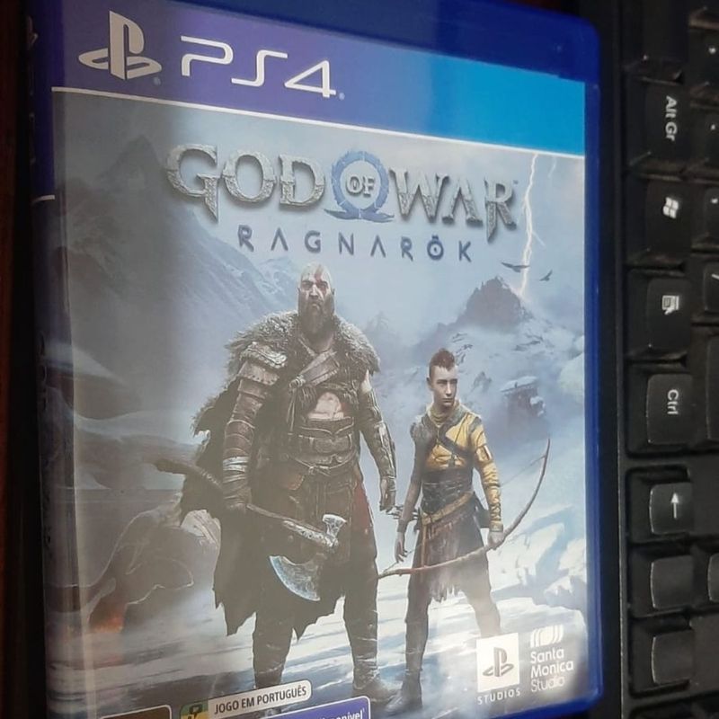 Console Sony PS4 Jogo God of War Ragnark 1TB