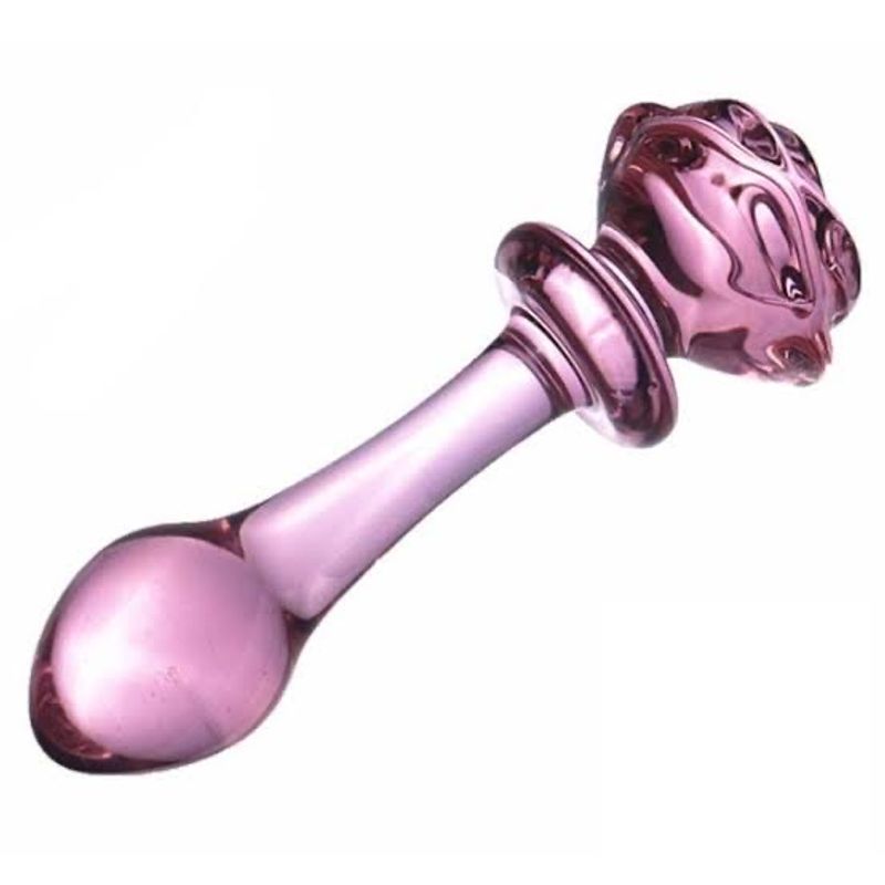 Plug Anal Flower Belle em Vidro | Vibe Toys Nunca Usado 89699428