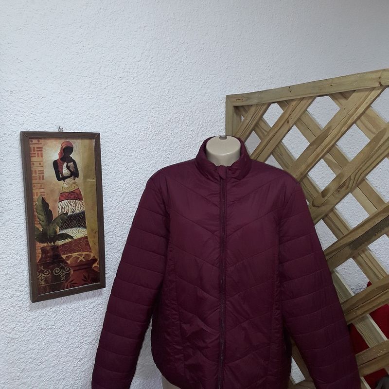 Jaqueta best sale puffer vinho