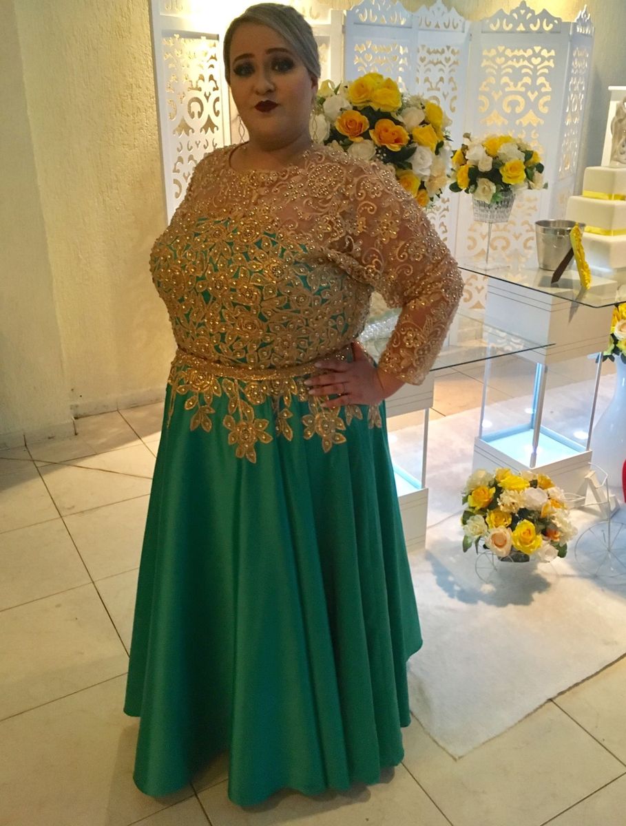 vestido de casamento verde esmeralda