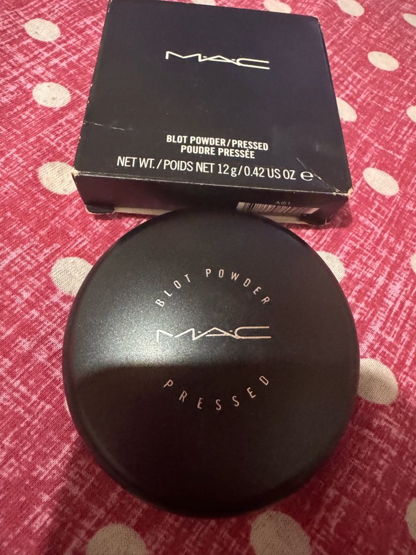 Pó Facial Mac Blot Powder Pressed Medium Dark | Maquiagem Feminina Mac ...