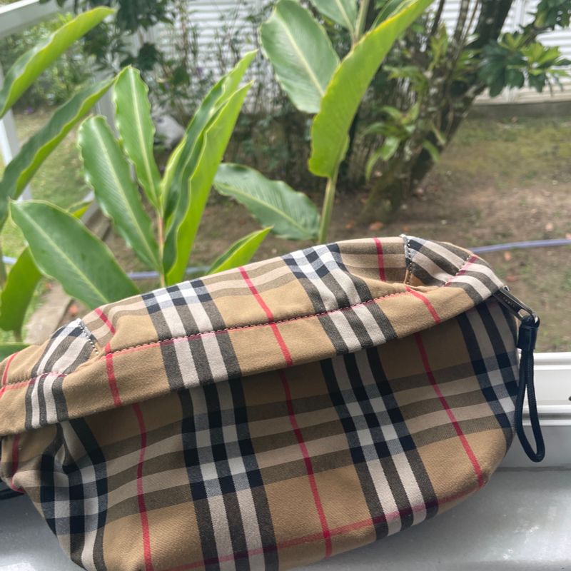 Bolsa xadrez 2025 burberry replica