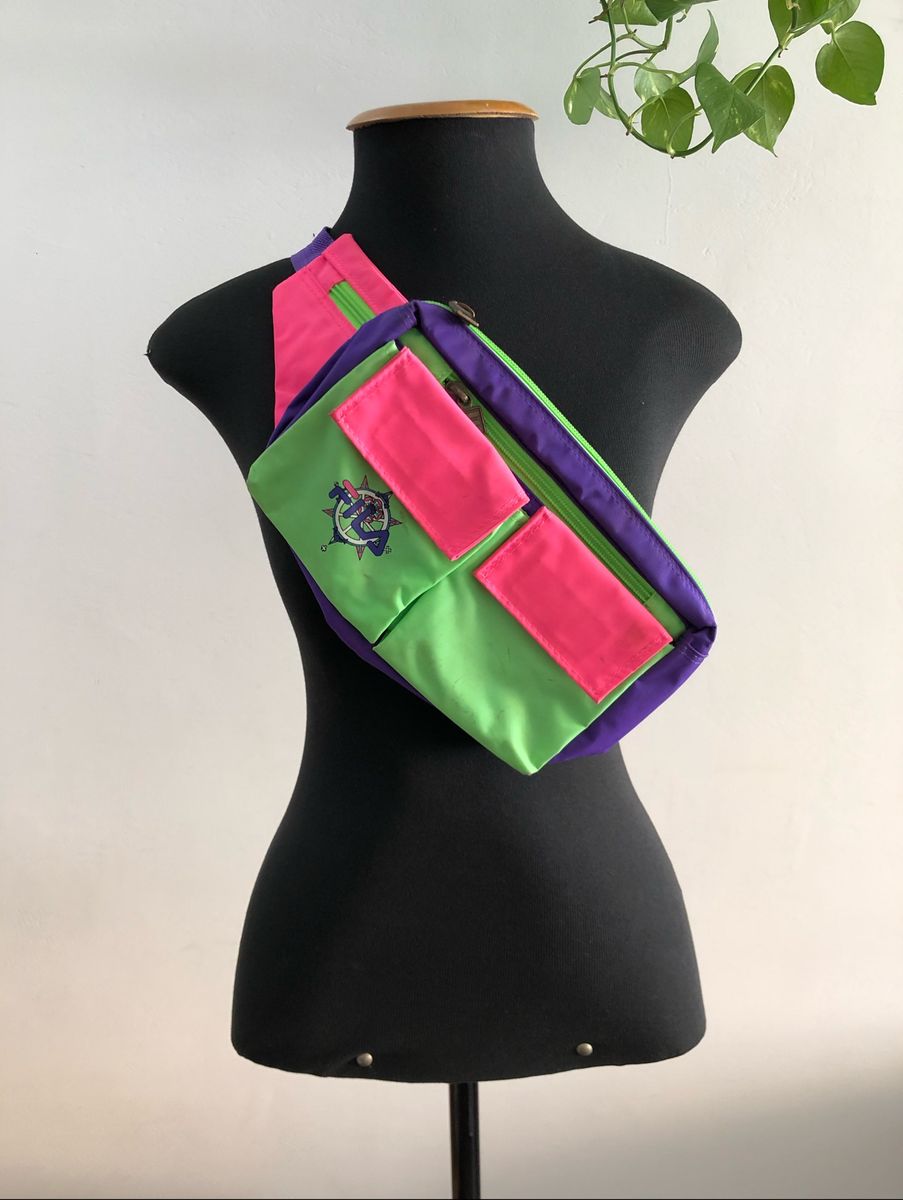 Fila Crossbody Fila Neon Fanny Pack Pochete Fila Neon Colorida