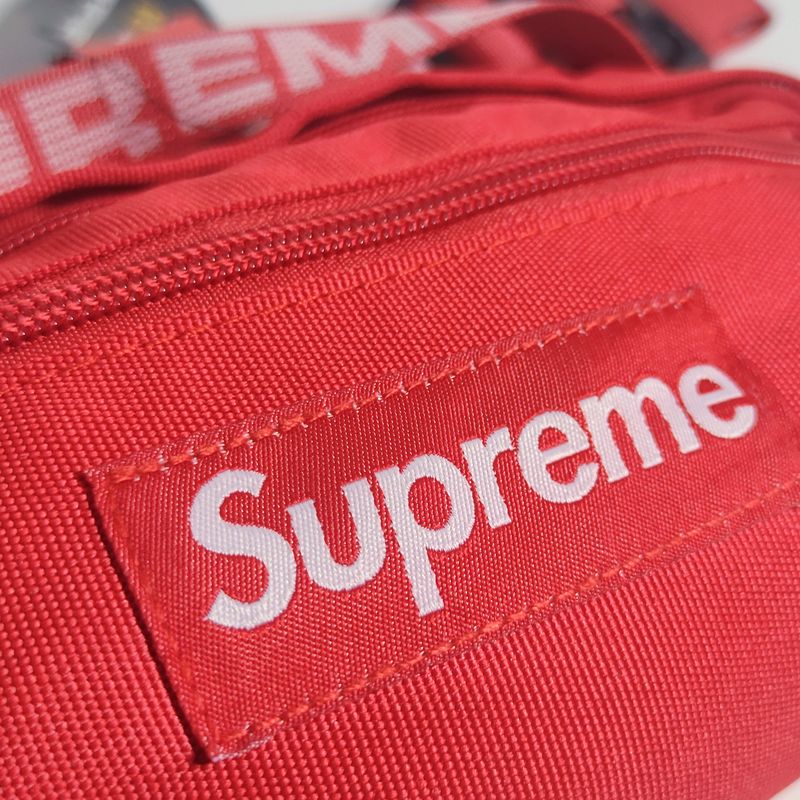 Pochete Waist Bag Supreme Ss18 Vermelho | Bolsa Masculina Supreme