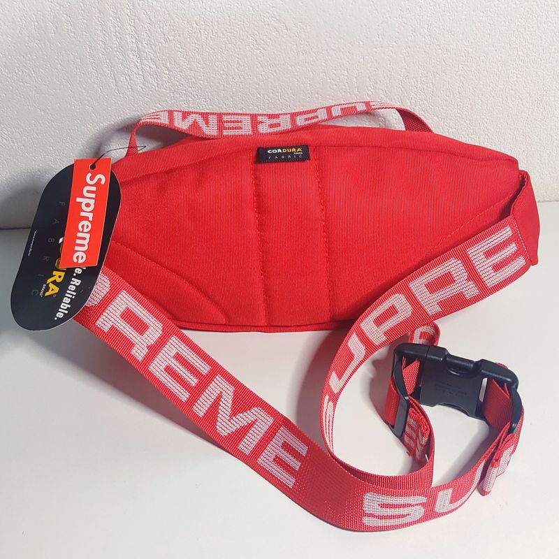 Pochete Waist Bag Supreme Ss18 Vermelho | Bolsa Masculina Supreme