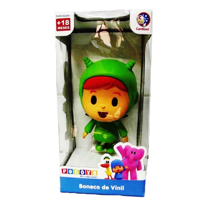 Boneco Pocoyo De Vinil Macio Desenho Infantil - Cardoso - Boneco